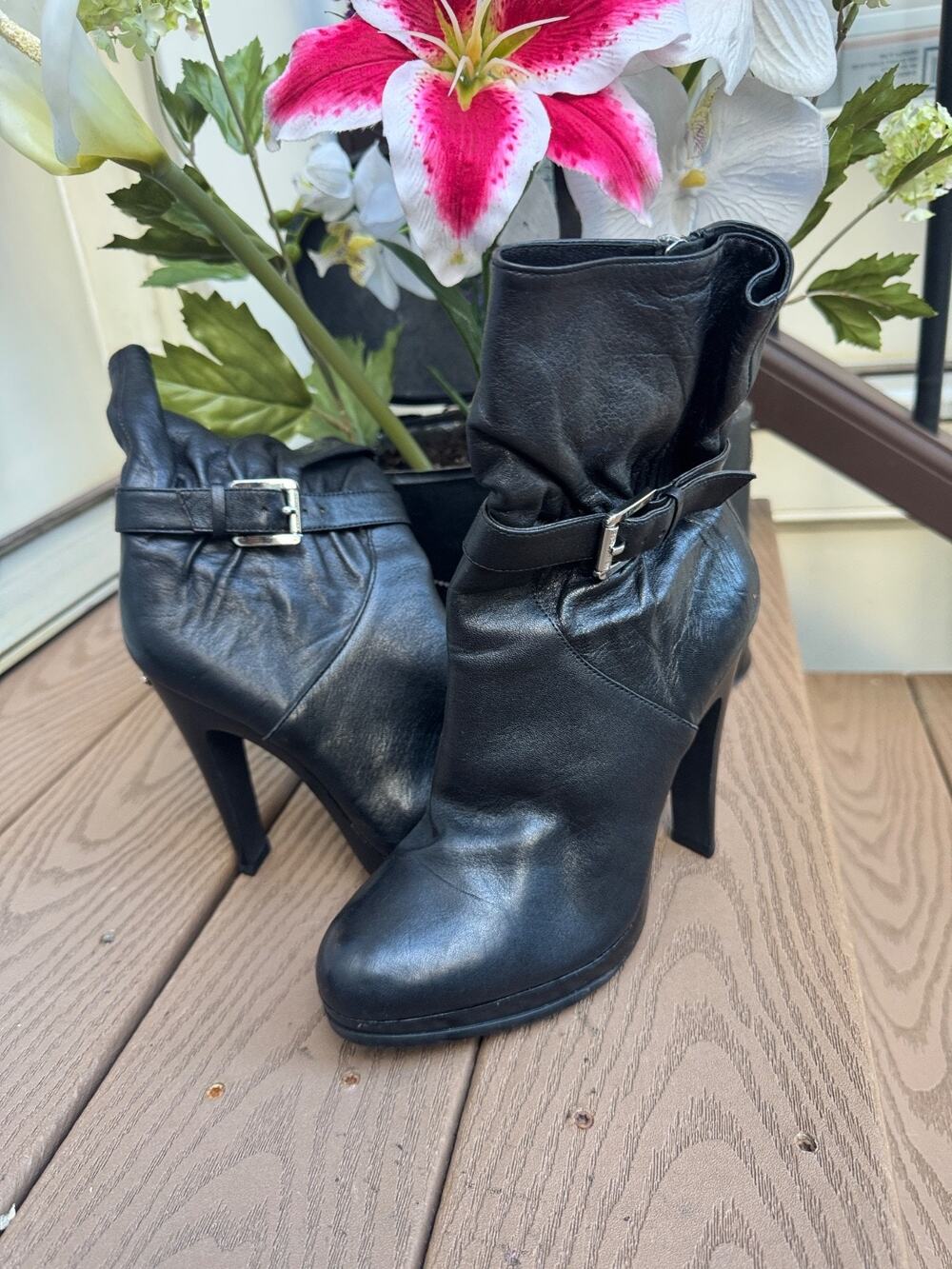 Michael Kors leather ankle boots 6 (500